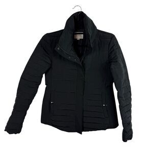 LOFT Black Puffer Coat- Size XS